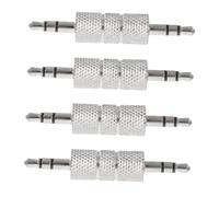 LABRIMP 4piezas Adaptador De Micrófono Conector De Audio Extensión Auxiliar Cable Macho Macho Adaptador De Altavoz