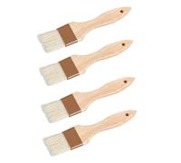 LABRIMP 4piezas Cepillo Para Parrilla De Madera Pzs Pincel De Repostería Para Untar Salsa Barbacoa Cocina Hornear Pasteles