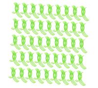LABRIMP 50 Piezas Clips Antiscaldantes para Verduras Clips Reutilizables de Plástico para Comida Utensilios para Fondue y Picnics