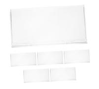 LABRIMP 6 Piezas Soporte de Exhibición Transparente de Acrílico para Zapatos Soporte para Tacones y Zapatillas Exhibidor Ligero y Apilable para Tiendas de Calzado