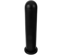 LABRIMP Adaptador de Manga de Barra, Barra Convertidora de Mancuernas, Diámetro 50mm, PP Negro, Superficie Antideslizante, Diseño de Cabeza Esférica Borde, para Ejercicios y Workout