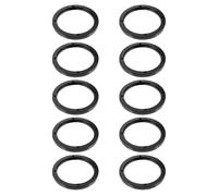 LABRIMP Adaptadores Espaciadores para Altavoces de Coche 6 Pulgadas 5 Pares, Anillos de Junta Abs Huecos para Montaje y Reducción de Vibraciones en Sistema de Audio Automotriz