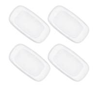LABRIMP Almohadillas Nasales de Silicona para Gafas Color Claro, 2 Pares | Repuesto de Inserción, Resistentes la Deformación, Formato Portátil, Accesorio de Repuesto para Monturas sin Montura