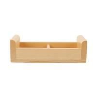 LABRIMP Bandeja de Madera para Sushi Estilo Japonés 2 Compartimentos Plato Rectangular Creativo para Servir Sashimi Utensilio Ligero y Compacto para Cocina y Eventos