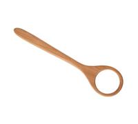 LABRIMP Batidor de Masa de Madera Danés Duradero con Mango Ergonómico para Masa de Pan Herramienta Manual Multifuncional para Repostería