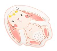 LABRIMP Bol de Cerámica con Diseño de Conejo para Snacks y Postres Tazón para Ensaladas y Comidas Frías para Lavavajillas y Microondas