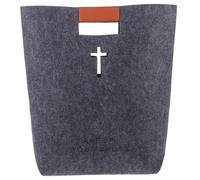 LABRIMP Bolsa De Almacenamiento De Biblia De Fieltro Tote Bag Práctico y Estiloso para Compras y Uso Diario Capacidad Grande