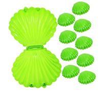 LABRIMP Caja De Dulces De Conchas Marinas Joyero De Plástico Organizador De 10 Pcs Para Bodas y Cumpleaños