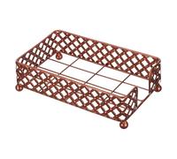 LABRIMP Caja de Papel Secamanos de Hierro Forjado Dispensador de Toallas de Papel Rectangular Metálica Encimera de Baño y Decoración Vintage