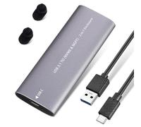 LABRIMP Carcasa para Disco Duro SSD Portátil con Protocolo Dual Nvme y Ngff, Aleación de Aluminio y USB Tipo-c 3.1 para Uso Diario en Portátiles y Smart Tvs
