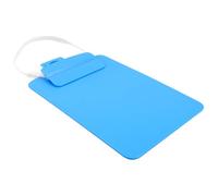 LABRIMP Carpeta con Gancho Colgante Cubierta Resistente de Plástico Azul y Clip Integrado Evita Pérdida y Confusión de Documentos para Registros Médicos para Oficina y Hospital