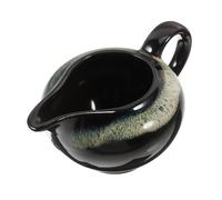 LABRIMP Cerámica Jarra Cremera con Asa y Vertedor Resistente al Calor para Servir Salsas y Aderezos Cocina y Cafetería Diseño Elegante para Té