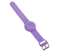 LABRIMP Correa de Reloj Localizador para Niños, Pulsera Rastreadora, Silicona Flexible, Tamaño Mini, Protección Anticaídas, Color Violeta para Uso Diario