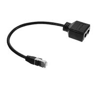 LABRIMP Divisor Rj45 1 a 2 Adaptador de Cable Ethernet Conectores de Cobre Estañado y Plástico, Extensor de Red para Conectar Múltiples Dispositivos Fácilmente