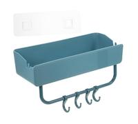 LABRIMP Estante de Almacenamiento con Gancho Estante de Pared sin Perforación Organizador Cocina Ventilado y Drenante