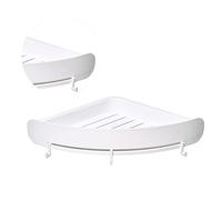 LABRIMP Estante De Baño Trípode para Inodoro Estante De Pared Estante para Lavabo Estante De Almacenamiento para Baño Blanco