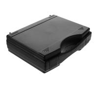 LABRIMP Estuche Rígido para Micrófono Portátil Mediano Funda Resistente y Sellada Caja Protectora de Plástico para Equipo de Grabación y Karaoke Bolsa de Transporte con Asa para Viaje