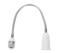 LABRIMP Extensor flexible casquillo E27 con base de plástico y metal para cobertura de luz amplia y montaje sencillo en espacios residenciales