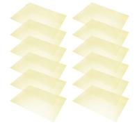 LABRIMP Filtros de Luz de Colores y Láminas de Gel para Iluminación Profesional, Uso Multipropósito, 0,3 Mm PVC Transparente Amarillo, Paquete de 12 Unidades para Estudio Fotográfico