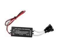 LABRIMP Inversor de Corriente Carcasa Sellada 12v Protección contra Sobrecarga y Evitar Cortocircuitos para Anillos de Ojos de Ángel Ccfl
