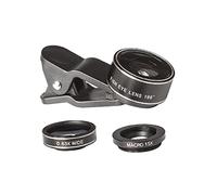 LABRIMP Lentes para Cámara Móvil con Clip Resistente Agua y Aceite Lente Ojo de Pez Súper Gran y Macro para Smartphones