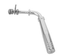 LABRIMP Mango de Acero Inoxidable para Puerta de Chimenea Accesorio Resistente para Estufa de Leña y Reemplazo Ergonómico para Herramientas de Chimenea y Tapa de Fogata