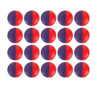 LABRIMP Marcadores de Grifos de Agua Caliente y Fría 20 Piezas de Plástico Rojo y Azul para Cocina y Baño Uso Doméstico E Institucional