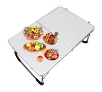 LABRIMP Mesa Plegable de Aleación de Ligera Escritorio Portátil Multifuncional de Aleación de Ligera y Fácil de Transportar para Camping y Picnic para Exteriores y Playa