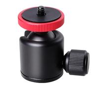 LABRIMP Mini Ball Head de Aluminio Rotatorio con Tuerca de Bloqueo para Montaje de Cámara DSLR y Accesorios Soporte Compacto para Trípode y Monitor LED