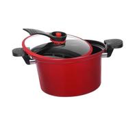 LABRIMP Olla de Cocina de Micro Presión de Inoxidable para Sopa Diseño Ergonomico con Doble Asa para Cocinas de Inducción y Gas Alta Capacidad y Resistente Altas