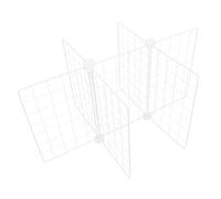 LABRIMP Organizador de Cocina con Separadores Metálicos para Congelador y Despensa Estante Divisor Resistente de Compartimentos para Almacenaje Sistemático y Fácil Acceso