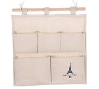 LABRIMP Organizador de Pared Yute Japonés con Múltiples para Almacenamiento de Objetos Colgador de Pared para y Accesorios para Habitaciones Infantiles y Reducidos