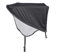 LABRIMP Parasol Funda de Cochecito Ñiño para Protección Alargado Diseño Resistente Solar de Spandex Negra para Uso Aire Libre