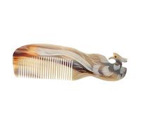 LABRIMP Peine de de Buey Natural Mano Peine Antiestático para Masaje de Cabelludo para Cuidado y Reducción de Quiebre Profesional y Doméstico Color Aleatorio Color Aleatorio