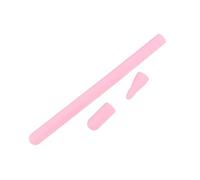 LABRIMP Protector de Silicona para Lápiz Táctil Pencil Funda Resistente y Flexible con Tapa Integrada Compatible con Stylus Color Rosa