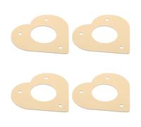 LABRIMP Protector para Casa de Pájaros de Hierro Dorado en Forma de Corazón Resistente Intemperie para Jardines y Parques Seguridad Mejorada