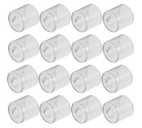 LABRIMP Protectores para Patas de Silla 16 Unidades Transparentes de PVC Almohadillas Antideslizantes Redondas de 20 MM para Muebles Tapones Protectores de Suelo para Uso Doméstico