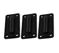 LABRIMP Receptor de Correas retráctiles de 3 Piezas | Receptor de Ranura para Barrera | Montaje en Pared para Zonas de construcción seguras y marcadores de límites de Propiedad