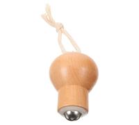 LABRIMP Rodillo de Masaje Facial Portátil de Madera para Mujeres, Herramienta para Cuidado Piel y Masaje Ocular, Mini Tamaño, Diseño en Forma de Bombilla, Uso Doméstico para Relajación