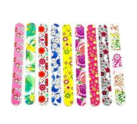 LABRIMP Set de 30 Limas Pulidoras de Uñas Esponja Impresa, Ligeras y Coloridas para Limpiar y Preparar Antes del Esmalte Profesional Color Aleatorio