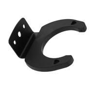 LABRIMP Soporte de Pared para Micrófono Inalámbrico Negro Gancho de Silicona Compacto y Resistente para Uso en Ktv Salas de Reuniones y Teatro