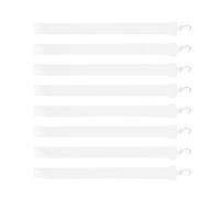 LABRIMP Tira para Colgar de 50 Cm 8 Ganchos de Plástico Resistente para Exhibición de Productos en Supermercados, Tiendas y Centros Comerciales, Estante Colgante para Organización