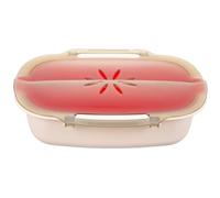 LABRIMP Vaporera y Resistencia a Altas de Gran Capacidad para Microondas Diseño de Doble Capa Caja para Cocinar al Vapor Asas para Verduras y Pescado