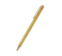 LABRIMP Varilla de radiestesia de agua, accesorio de cobre dorado con forma de bolígrafo, diseño de eje central flexible para buscar vetas