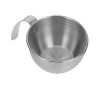 LABRIMP Vaso Medidor de Acero Inoxidable 200ml con Asa Cómoda Retención de Olores para Batir Huevos y Preparar Recetas en Cocina y Repostería