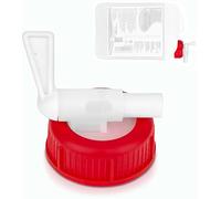 LABROTEC® Grifo para 2 - 10 litros para bidón de plástico DIN45, grifo dosificador también adecuado para alimentos, grifo de drenaje o boquilla para una práctica ayuda dosificadora