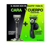 Pack de 2 cuchillas de afeitar gillette gillettelabs facebody + intimate (GILLE-CUCHILLAS LABS)