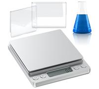 Labsales Academy Basic - Báscula de pesaje digital de laboratorio, mini balanza analítica de laboratorio, para laboratorios y joyeros, utilizada para polvos, oro, joyas y muestras, 500 g - 3000 g,