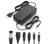 LabTEC Cargador Patinete Electrico 54,6V 48V 5A, Carregador Rápido para Batería Litio 48V 13S, Hoverboard, Bicicleta Eléctrica, Scooter Eléctrico, E-Bike (7 en 1)