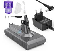 LabTEC V11 Batería de repuesto de iones de litio de 25,2 V 3900 mAh para Dyson V11 (tipo de tornillo) SV14 Absolute aspiradora inalámbrica + filtro + cepillo + tornillo (no apto para botón de